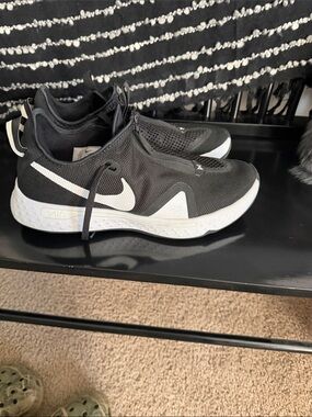 Nike PG4 Paul George Black and White Athletic Sneakers